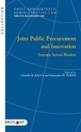 Ebook Joint Public Procurement and Innovation di Gabriella Margherita Racca edito da Bruylant