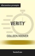 Ebook Summary: "Verity" by Colleen Hoover | Discussion Prompts di bestof.me edito da bestof.me