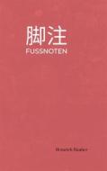 Ebook Fussnoten di Heinrich Rauber edito da Books on Demand