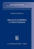 Ebook Fiscalità di impresa e utilità sociale di Stefania Gianoncelli edito da Giappichelli Editore