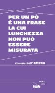 Ebook Per un po' è una frase la cui lunghezza non può essere misurata di Aa. Vv. edito da Ultra