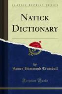 Ebook Natick Dictionary di James Hammond Trumbull edito da Forgotten Books