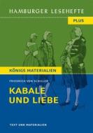 Ebook Kabale und Liebe von Friedrich Schiller (Textausgabe) di Friedrich Schiller edito da Bange, C