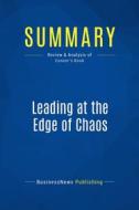 Ebook Summary: Leading at the Edge of Chaos di BusinessNews Publishing edito da Business Book Summaries
