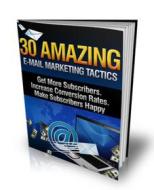 Ebook 30 Amazing E-mail Marketing Tactics di Ouvrage Collectif edito da Ouvrage Collectif