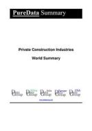 Ebook Private Construction Industries World Summary di Editorial DataGroup edito da DataGroup / Data Institute