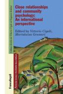 Ebook Close relationships and community psychology: An international perspective di AA. VV. edito da Franco Angeli Edizioni