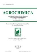 Ebook Agrochimica - Special Issue (2021) di AA.VV. edito da Pisa University Press