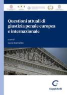 Ebook Questioni attuali di giustizia penale europea e internazionale - e-book di Gaia Caneschi, Luciana Goisis, Cecilia Siccardi, Alice Pisapia, Chiara Perini, Lucio Bruno Cristiano Camaldo, Antonio Vallini, Chiara Ragni, Pier Francesco Poli, Francesca Manfredini, Francesco Lazzarini, Cesare Capuzzo, Valentina Vasta, Carlotta De Luca, Dario Albanese, Maria Novella Galantini edito da Giappichelli Editore