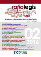 Ebook Ratio Legis (Numero 2, Anno 2016) di Giulio Perrotta edito da Primiceri Editore Srls