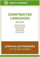 Ebook Constructed Languages Survival Dictionaries (Set 2 of 2) di Multi Linguis edito da Multi Linguis