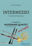 Ebook Intermezzo - Woodwind Quintet set of PARTS di Pietro Mascagni, Francesco Leone edito da Glissato Edizioni Musicali