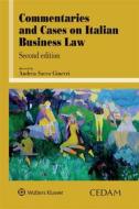 Ebook Commentaries and cases on italian business law - Second edition di Andrea Sacco Ginevri edito da Cedam