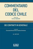 Ebook DEI CONTRATTI IN GENERALE (artt.1387-1424) volume 3 di Emanuela Navarretta, Andrea Orestano edito da Utet Giuridica