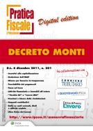 Ebook Decreto Monti di AA. VV. edito da Ipsoa
