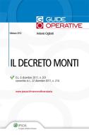 Ebook Il Decreto Monti di Antonio Gigliotti edito da Ipsoa