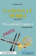 Ebook "La donna è mobile" Woodwind quintet (parts) di Giuseppe Verdi edito da Glissato Edizioni Musicali