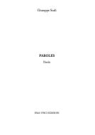 Ebook Paroles di Giuseppe Scali edito da EMA Vinci Edizioni