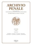 Ebook Archivio Penale 3/2016 di A.A. V.V. edito da Pisa University Press
