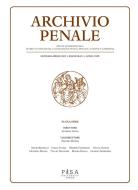 Ebook Archivio Penale 1/2017 di A.A.V.V. edito da Pisa University Press