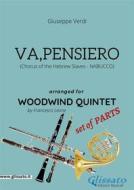 Ebook Va, pensiero - Woodwind Quintet set of PARTS di Giuseppe Verdi, Francesco Leone edito da Glissato Edizioni Musicali