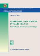 Ebook Governance e Co-creazione di valore nella P.A. di Orlando Troisi edito da Giappichelli Editore