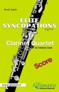 Ebook Elite Syncopations - Clarinet Quartet (score) di Scott Joplin edito da Glissato Edizioni Musicali