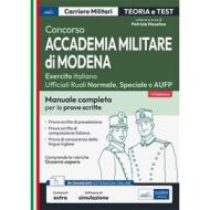 Ebook Concorso Accademia militare di Modena - Ufficiali Esercito italiano di AA. VV. edito da EdiSES Edizioni