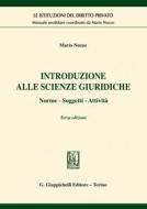 Ebook Introduzione alle scienze giuridiche di Mario Nuzzo edito da Giappichelli Editore