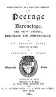 Ebook Burke's Genealogical and Heraldic History of the Peerage, Baronetage and Knightage di Burke’s Peerage Limited edito da MPS Unified Publishing