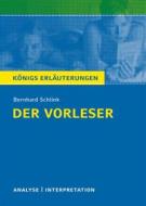 Ebook Der Vorleser. Königs Erläuterungen. di Bernhard Schlink, Magret Möckel edito da Bange, C