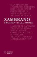Ebook Frammenti sull'amore di Marìa Zambrano edito da Mimesis Edizioni