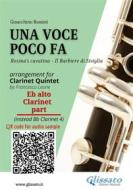 Ebook Eb Alto Clarinet (instead sib 4) part of "Una voce poco fa" for Clarinet Quintet di Gioacchino Rossini, a cura di Francesco Leone edito da Glissato Edizioni Musicali