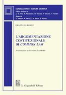 Ebook L'argomentazione costituzionale di common law di Graziella Romeo edito da Giappichelli Editore