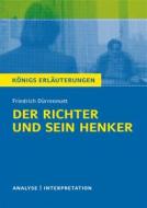 Ebook Der Richter und sein Henker von Friedrich Dürrenmatt. di Friedrich Dürrenmatt edito da Bange, C