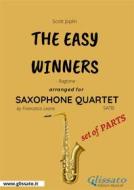 Ebook The Easy Winners - Saxophone Quartet set of PARTS di Scott Joplin, Francesco Leone edito da Glissato Edizioni Musicali