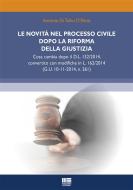 Ebook Le novità nel processo civile dopo la riforma della giustizia di Antonio Di Tullio D'Elisiis edito da Maggioli