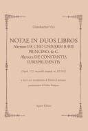 Ebook Notae in duos libros di Giambattista Vico, Fabrizio Lomonaco edito da Liguori Editore