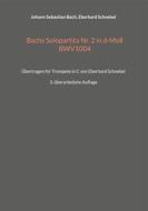 Ebook Bachs Solopartita Nr. 2 in d-Moll BWV1004 di Johann Sebastian Bach, Eberhard Schnebel edito da Books on Demand