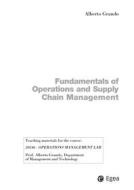 Ebook Fundamentals of operations and supply chain management di Alberto Grando edito da Egea