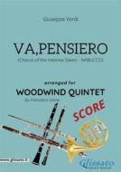 Ebook Va, pensiero - Woodwind Quintet SCORE di Francesco Leone, giuseppe verdi edito da Glissato Edizioni Musicali