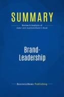 Ebook Summary: Brand-Leadership