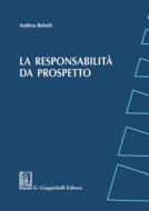 Ebook La responsabilità da prospetto -e-Book di Andrea Belotti edito da Giappichelli Editore