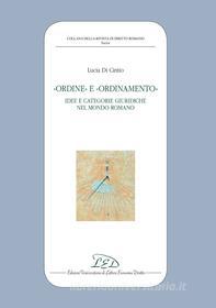 Ebook Ordine e Ordinamento di Lucia Di Cintio edito da LED Edizioni Universitarie