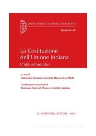 Ebook La Costituzione dell'Unione Indiana di AA.VV. edito da Giappichelli Editore