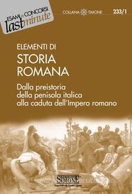 Ebook Elementi di Storia Romana edito da Edizioni Simone