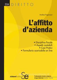 Ebook L'affitto d'azienda di Andrea Fagarazzi edito da Sistemi Editoriali