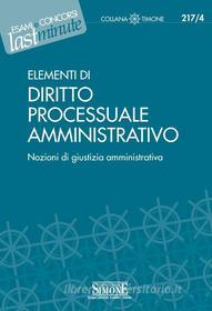 Ebook Elementi di Diritto Processuale Amministrativo edito da Edizioni Simone