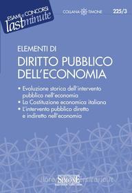 Ebook Elementi di Diritto Pubblico dell'Economia edito da Edizioni Simone