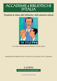 Ebook Accademie & Biblioteche d'Italia 3-4/2014 di AA. VV. edito da Gangemi Editore
